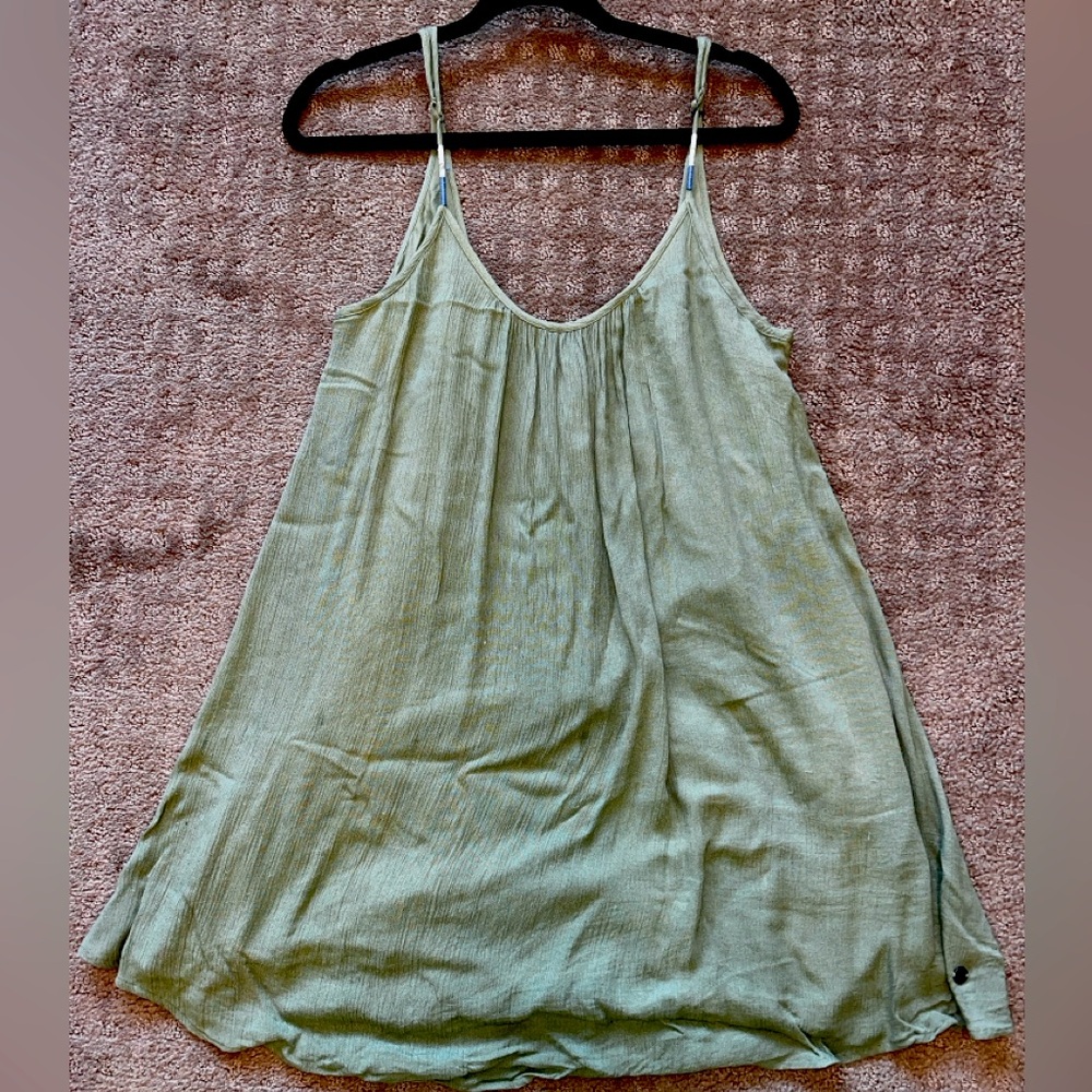 Roxy Green Relaxed Summer Dress